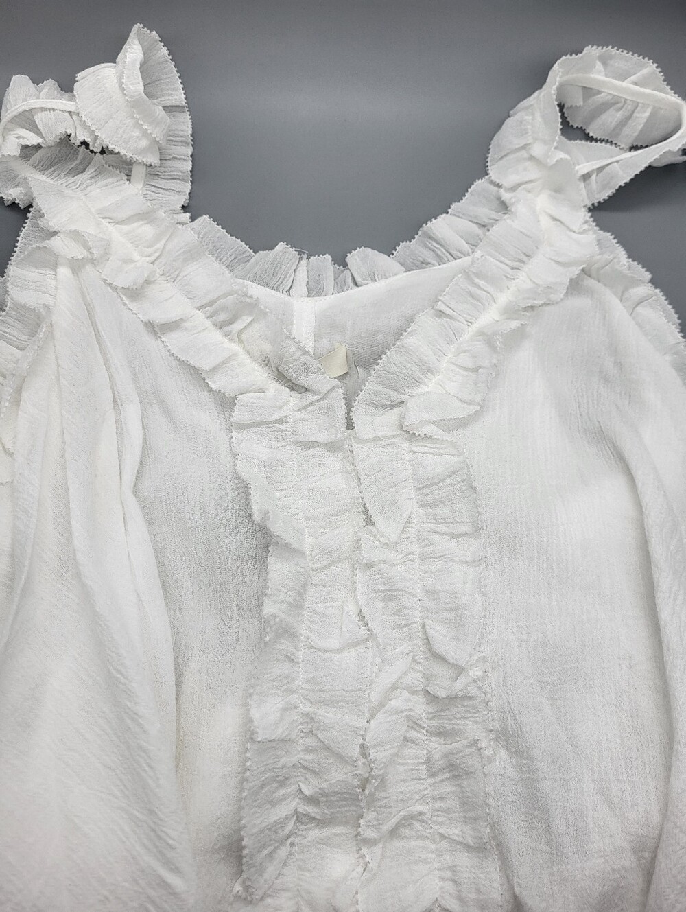Mustard Seed Klara White V-Neck Top - Picture 9 of 9